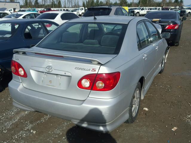 1NXBR30E75Z541893 - 2005 TOYOTA COROLLA CE GRAY photo 4