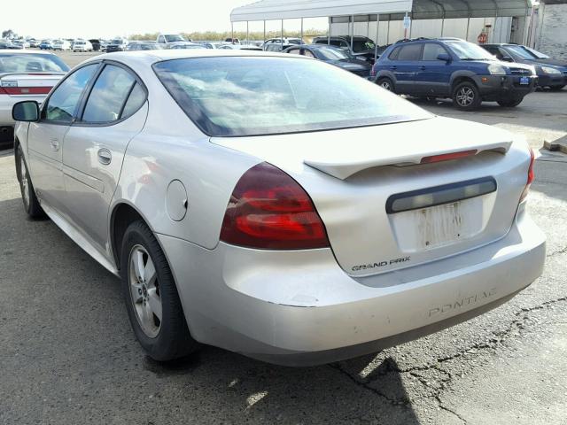 2G2WP552761177482 - 2006 PONTIAC GRAND PRIX SILVER photo 3
