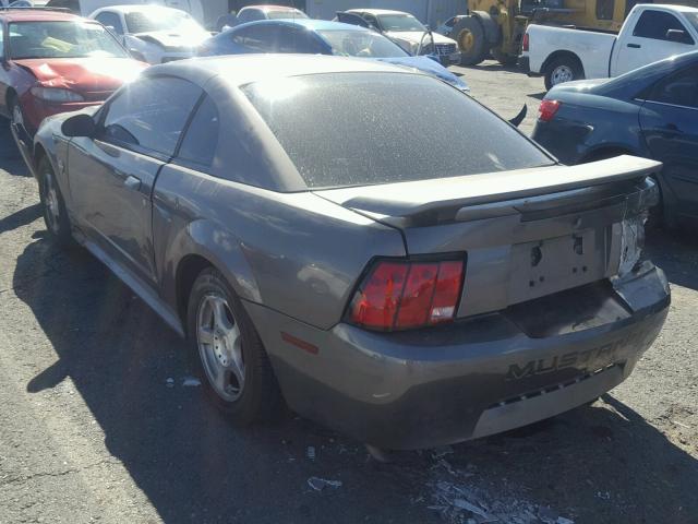 1FAFP404X4F125581 - 2004 FORD MUSTANG GRAY photo 3