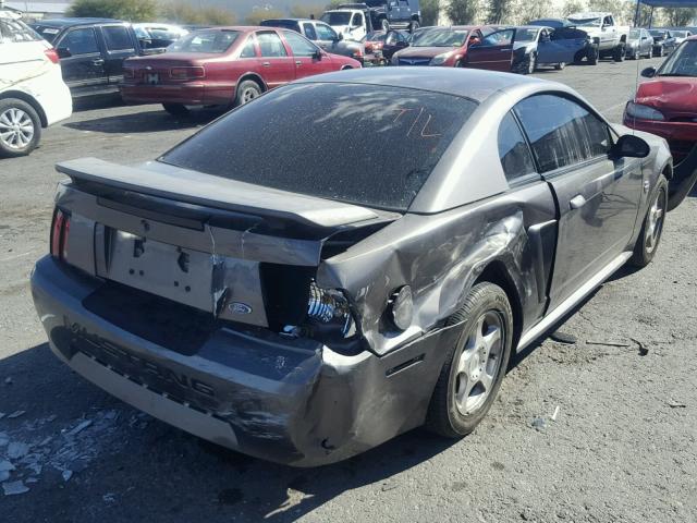 1FAFP404X4F125581 - 2004 FORD MUSTANG GRAY photo 4