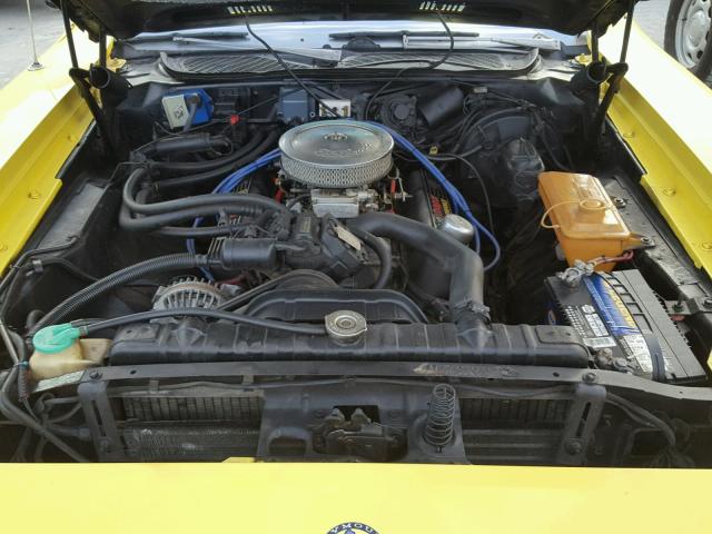 RH23G4G274907 - 1974 PLYMOUTH ROADRUNNER YELLOW photo 7