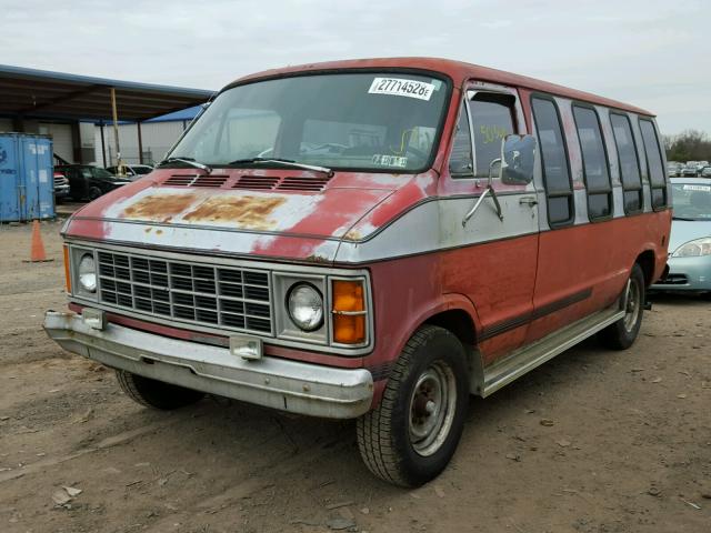 B31JTAK108981 - 1980 DODGE VAN TWO TONE photo 2