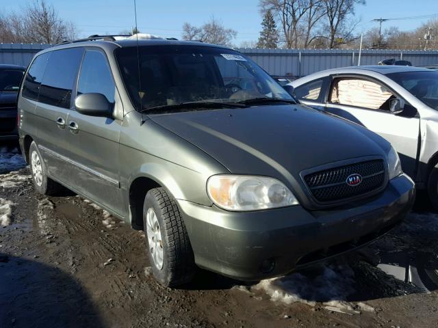 KNDUP132056645302 - 2005 KIA SEDONA EX GRAY photo 1