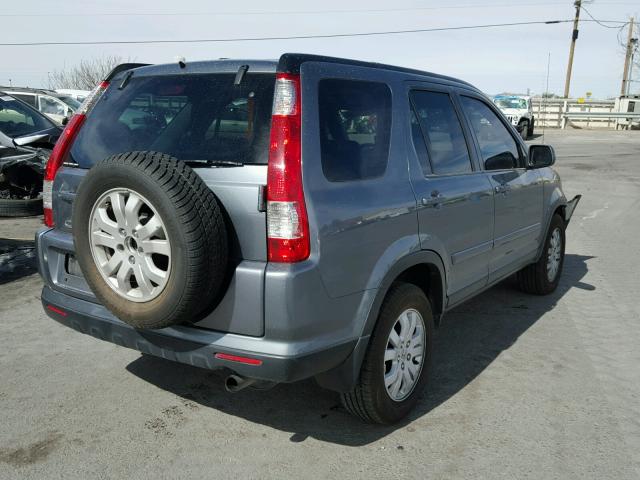 JHLRD78965C044939 - 2005 HONDA CR-V SE CHARCOAL photo 4