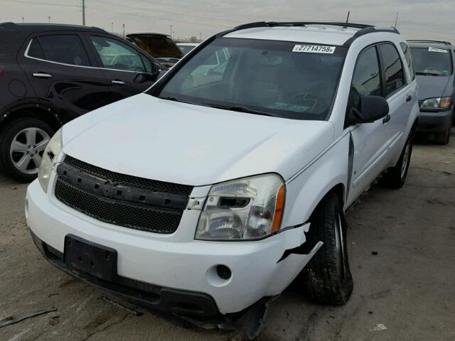 2CNDL13F186048572 - 2008 CHEVROLET EQUINOX LS WHITE photo 2