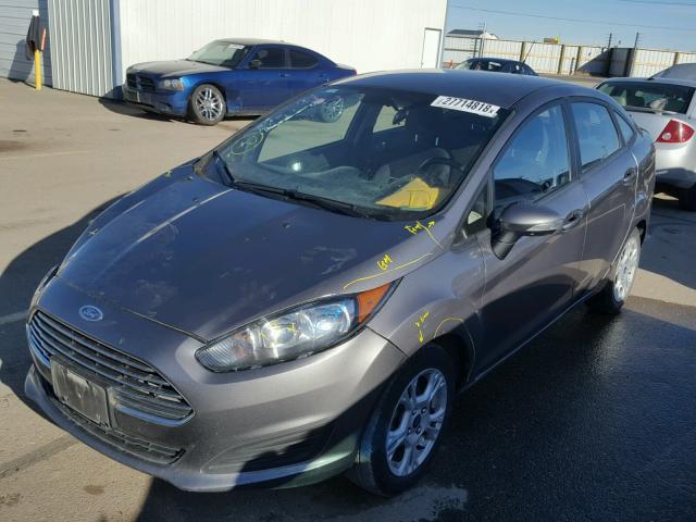 3FADP4BJ3EM154058 - 2014 FORD FIESTA SE GRAY photo 2