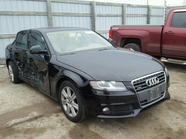 WAULF78KX9N062822 - 2009 AUDI A4 2.0T QU BLACK photo 1