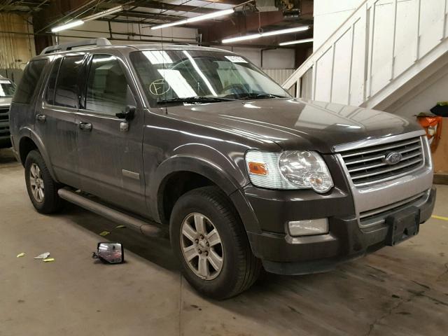 1FMEU73E87UB36255 - 2007 FORD EXPLORER X SILVER photo 1