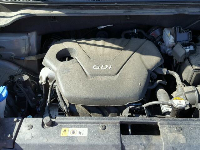 KNDJN2A20F7118289 - 2015 KIA SOUL GRAY photo 7