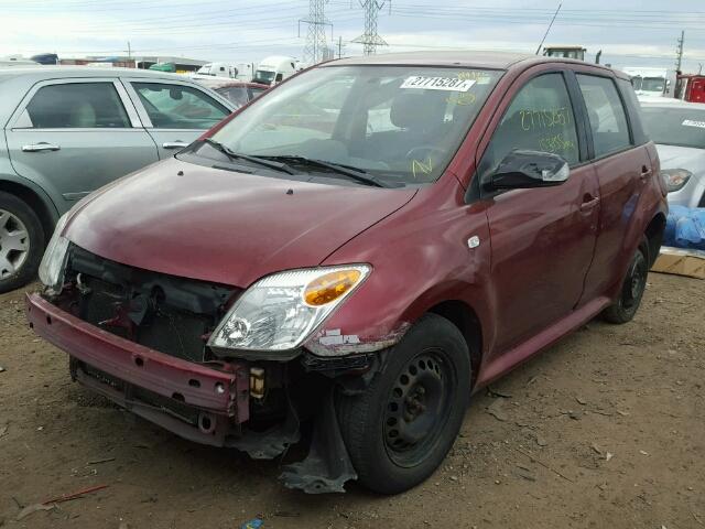 JTKKT624460156076 - 2006 TOYOTA SCION XA BURGUNDY photo 2