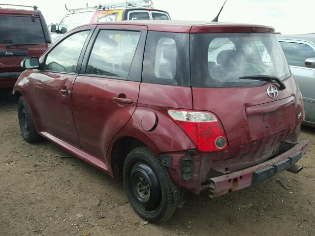 JTKKT624460156076 - 2006 TOYOTA SCION XA BURGUNDY photo 3