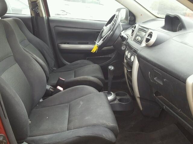 JTKKT624460156076 - 2006 TOYOTA SCION XA BURGUNDY photo 5