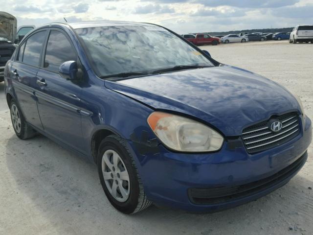 KMHCN46C56U017428 - 2006 HYUNDAI ACCENT GLS BLUE photo 1