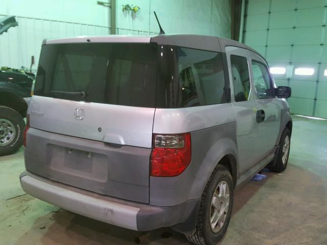 5J6YH283X5L027194 - 2005 HONDA ELEMENT LX SILVER photo 4