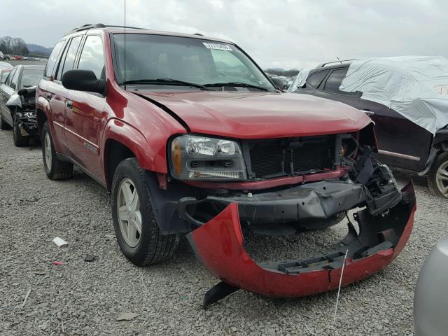 1GNDS13S332375072 - 2003 CHEVROLET TRAILBLAZE RED photo 1