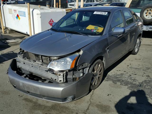 1FAHP35N38W239089 - 2008 FORD FOCUS SE GRAY photo 2