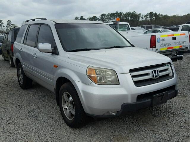 5FNYF284X6B037412 - 2006 HONDA PILOT EX SILVER photo 1