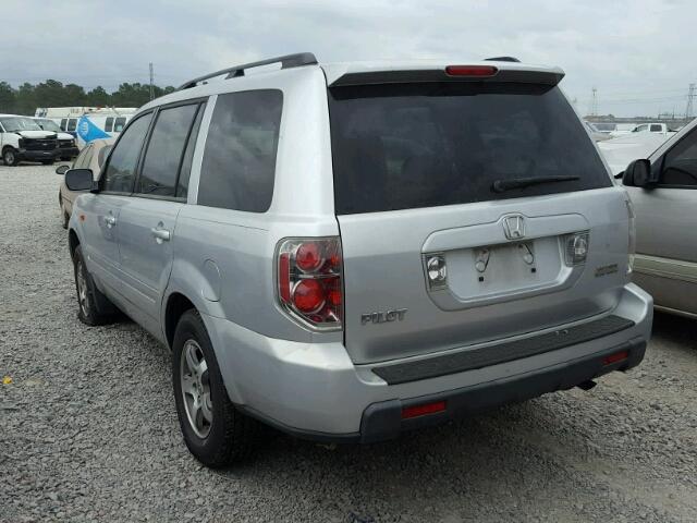 5FNYF284X6B037412 - 2006 HONDA PILOT EX SILVER photo 3