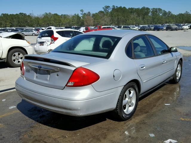 1FAFP53U13G271880 - 2003 FORD TAURUS SE SILVER photo 4