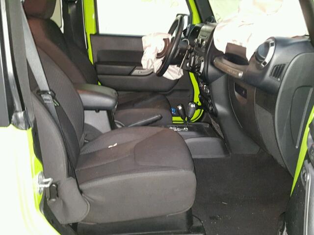 1C4AJWAGXDL516371 - 2013 JEEP WRANGLER S GREEN photo 5