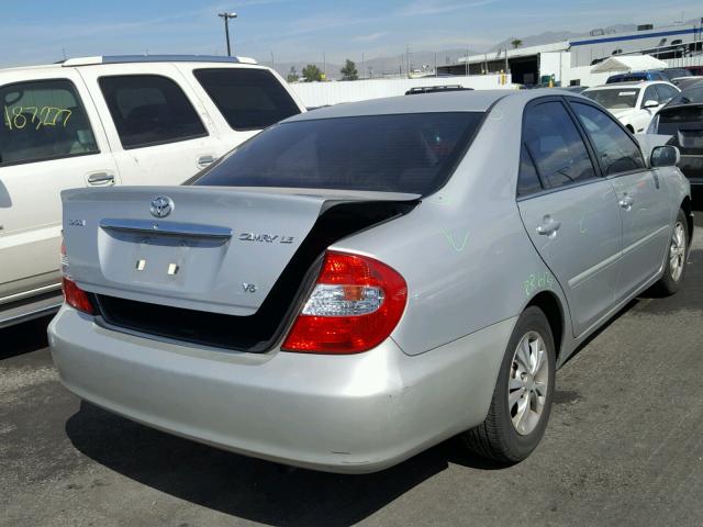 4T1BF32K64U070071 - 2004 TOYOTA CAMRY LE SILVER photo 4