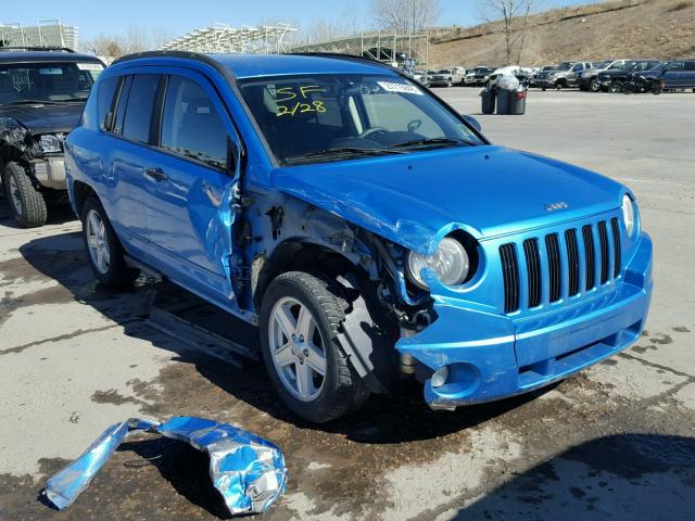 1J4FF47B29D101919 - 2009 JEEP COMPASS SP BLUE photo 1