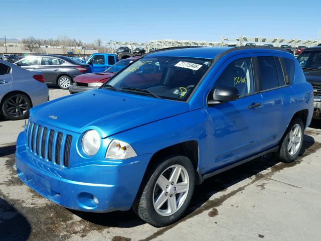 1J4FF47B29D101919 - 2009 JEEP COMPASS SP BLUE photo 2
