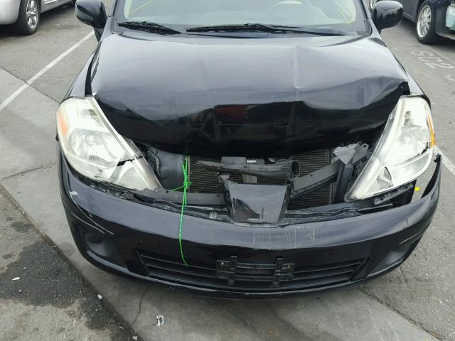 3N1BC13E29L354053 - 2009 NISSAN VERSA S BLACK photo 9