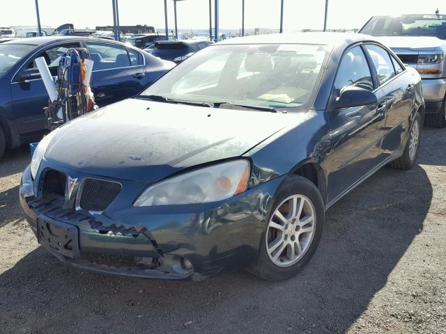 1G2ZG558664237788 - 2006 PONTIAC G6 SE1 GREEN photo 2