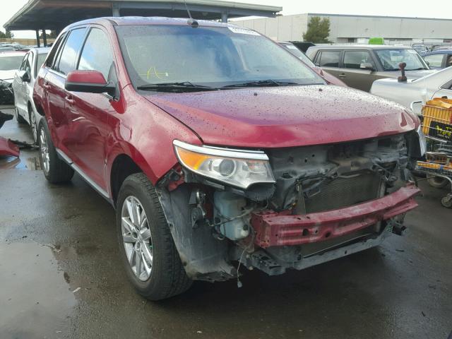 2FMDK3KC5DBB71184 - 2013 FORD EDGE LIMIT RED photo 1