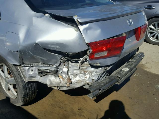 1HGCM56745A039194 - 2005 HONDA ACCORD EX SILVER photo 9