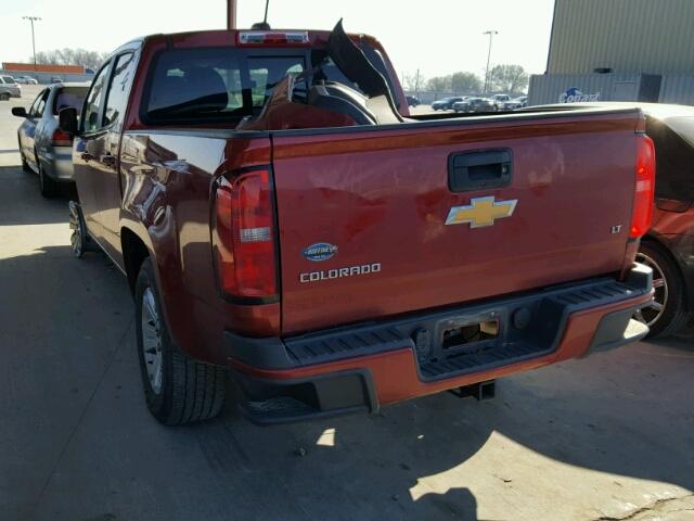 1GCGSCE35G1250982 - 2016 CHEVROLET COLORADO L RED photo 3