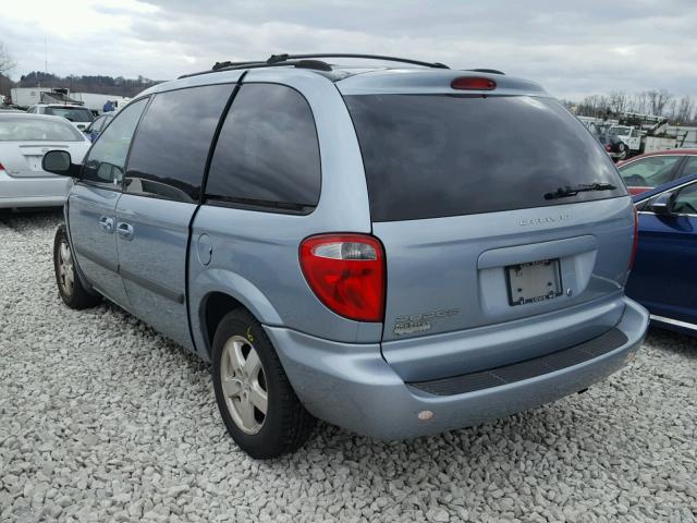 1D4GP45R66B747997 - 2006 DODGE CARAVAN SX TEAL photo 3