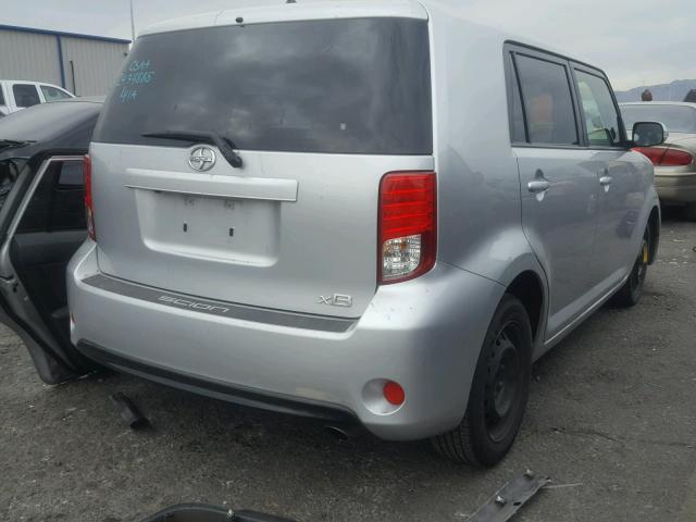 JTLZE4FE1FJ073971 - 2015 TOYOTA SCION XB SILVER photo 4