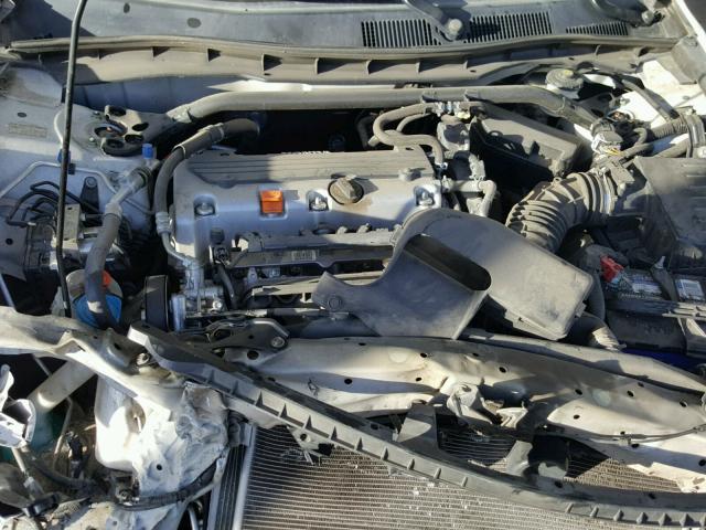 1HGCS1B36BA009594 - 2011 HONDA ACCORD LX- WHITE photo 7