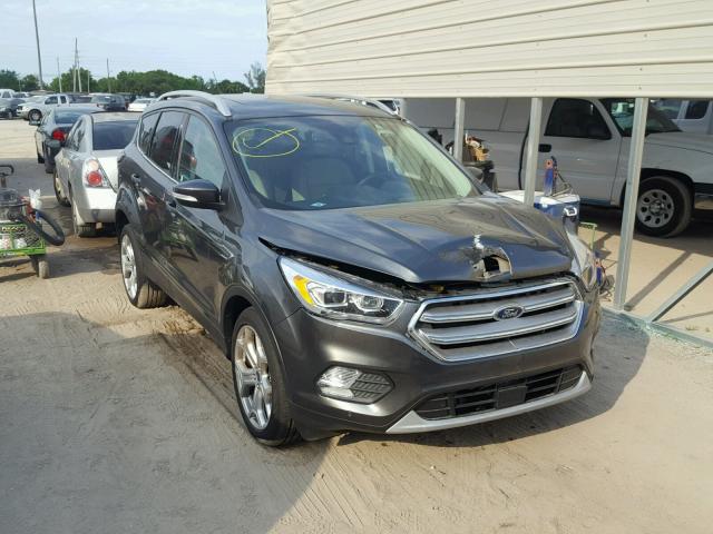 1FMCU0J94HUD49399 - 2017 FORD ESCAPE TIT GRAY photo 1