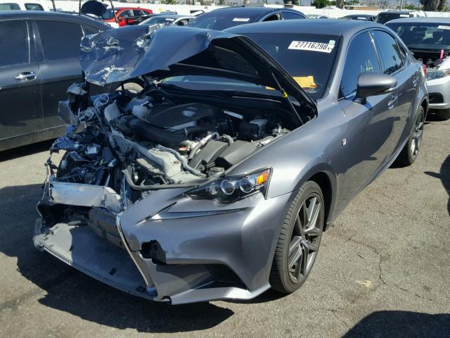 JTHBA1D27G5019258 - 2016 LEXUS IS 200T GRAY photo 2