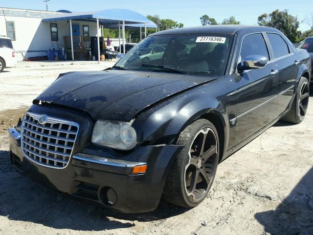 2C3KA63H26H278272 - 2006 CHRYSLER 300C BLACK photo 2