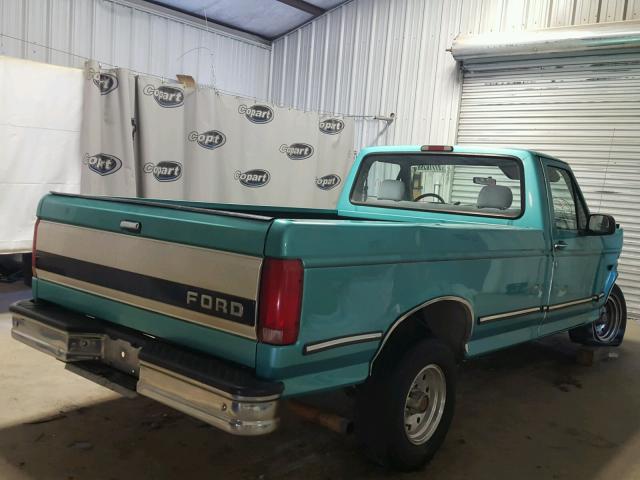 1FTEF15N7RNA81111 - 1994 FORD F150 GREEN photo 4