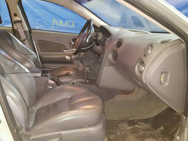 2G2WS522041357161 - 2004 PONTIAC GRAND PRIX SILVER photo 5