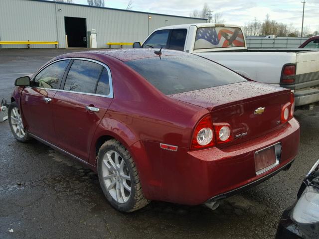 1G1ZK577X9F191012 - 2009 CHEVROLET MALIBU LTZ RED photo 3