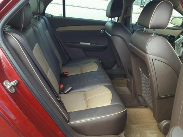 1G1ZK577X9F191012 - 2009 CHEVROLET MALIBU LTZ RED photo 6