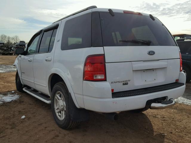 1FMZU72E52ZA75557 - 2002 FORD EXPLORER X WHITE photo 3