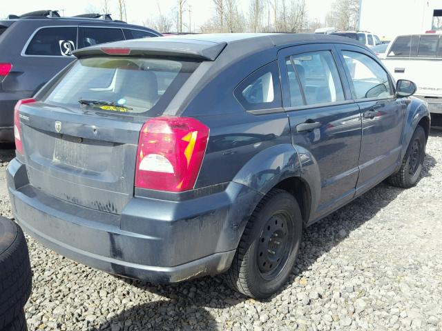 1B3HB28C87D320064 - 2007 DODGE CALIBER BLUE photo 4