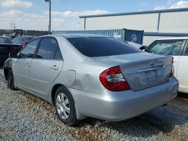 4T1BE32K24U808760 - 2004 TOYOTA CAMRY LE SILVER photo 3
