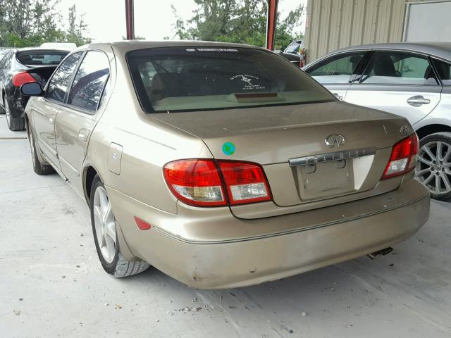 JNKDA31A83T112067 - 2003 INFINITI I35 GOLD photo 3