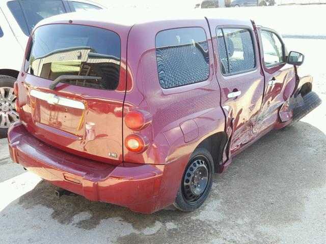 3GNDA13D16S558788 - 2006 CHEVROLET HHR LS RED photo 4