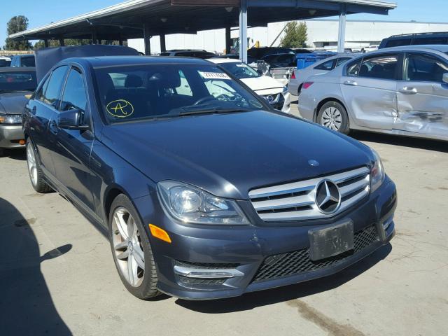 WDDGF4HB8DA806541 - 2013 MERCEDES-BENZ C 250 GRAY photo 1