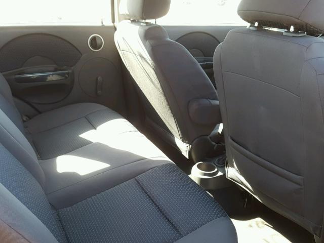 KL1TD66647B737353 - 2007 CHEVROLET AVEO BASE Կապույտ լուսանկար 6