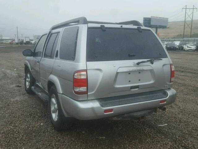 JN8DR09Y53W815798 - 2003 NISSAN PATHFINDER SILVER photo 3